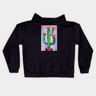 Cactus art Kids Hoodie